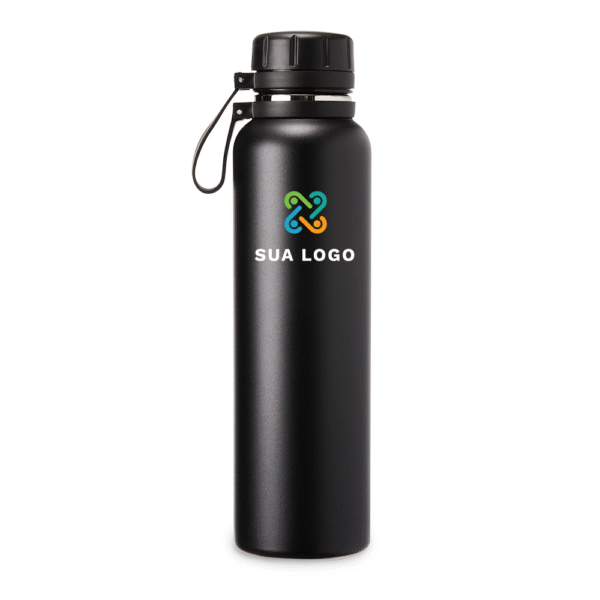 Garrafa Térmica - 1 Litro Personalizada Com a Sua Logo